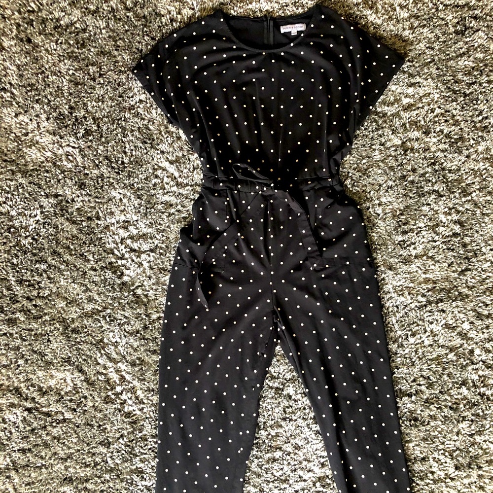 Polka dot jumpsuit